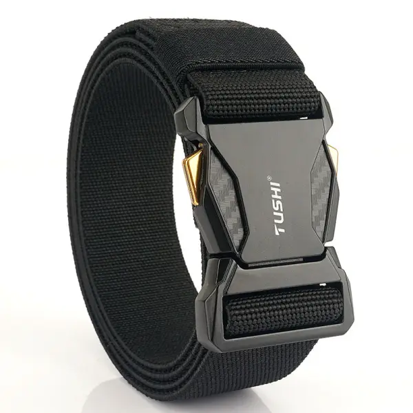 Men's Tactical Quick Release Buckle Stretch Nylon Braided Belt Only $18.89 - Wayrates.com 