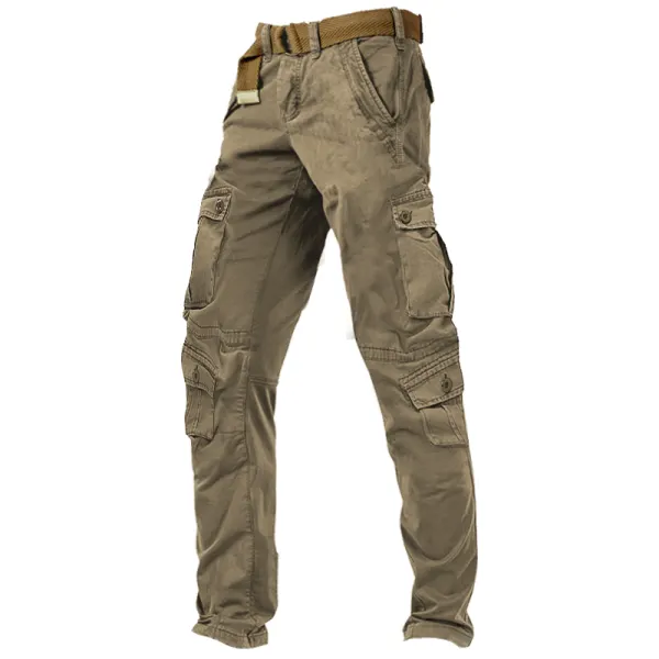 Men's Cotton Cargo Pants - Elementnice.com 