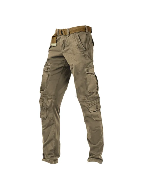 Men's Cotton Cargo Pants - Spiretime.com 