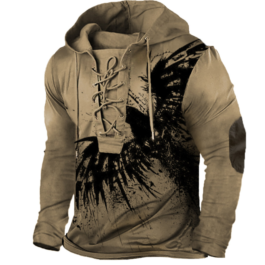 

Men's Vintage Eagle Long-sleeved T-shirt