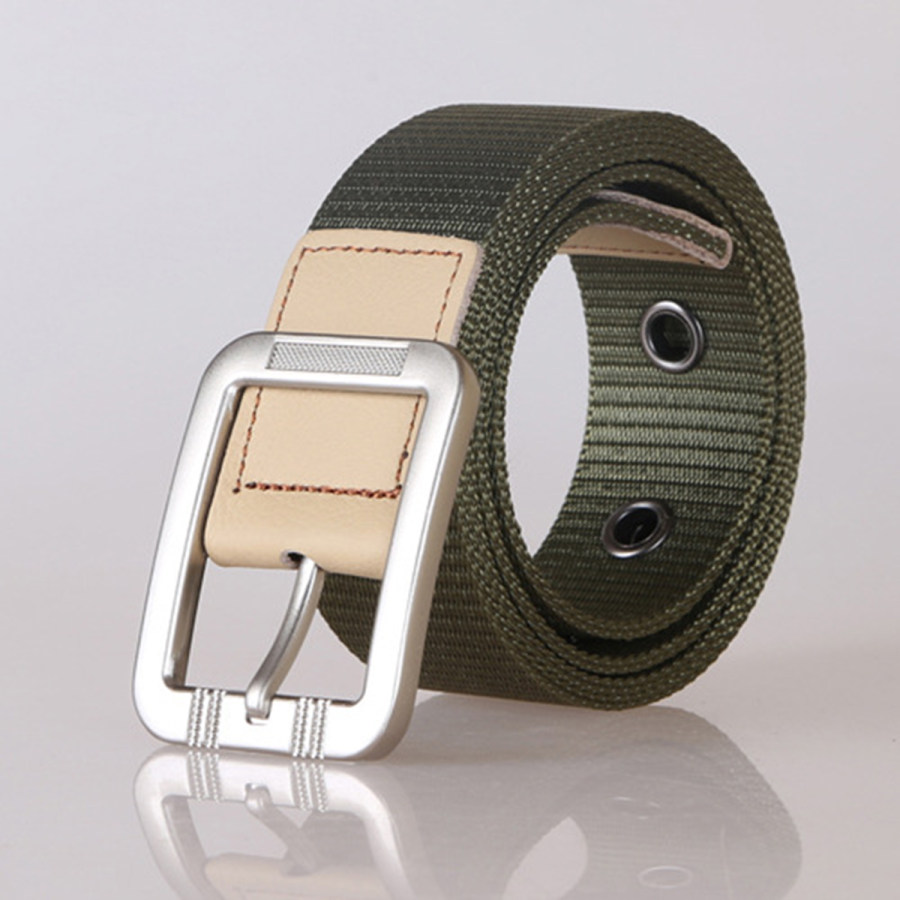 

Men's Casual Canvas Pin Buckle Belt