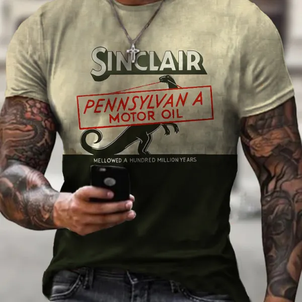 Sinclair Dino Supreme Motor Oil T-shirt Only $11.89 - Wayrates.com 