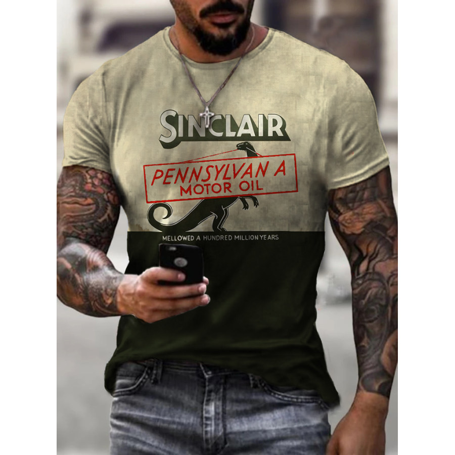 

Sinclair Dino Supreme Motor Oil T-shirt