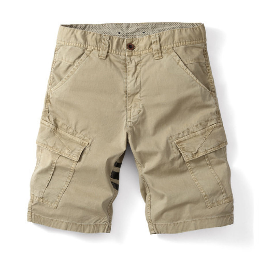 

Men's Vintage Training Multi-Pocket Cargo Shorts