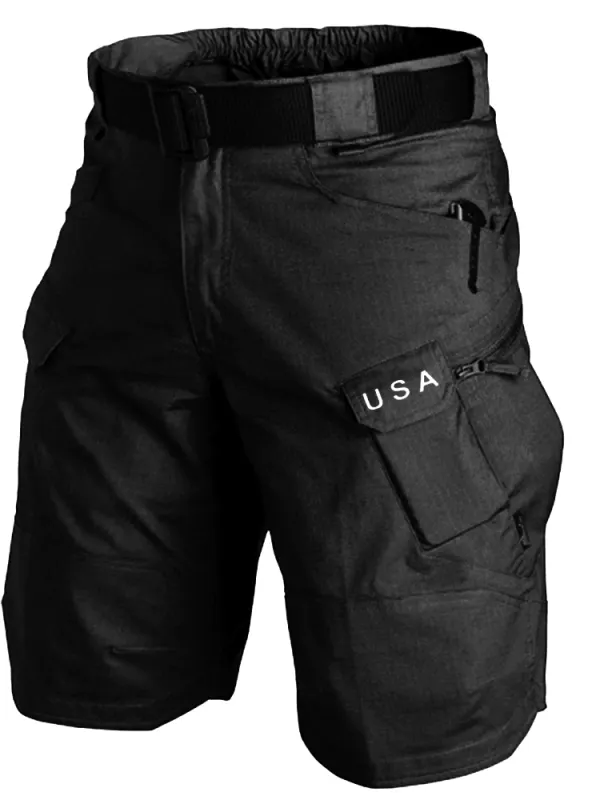 Men's Outdoor American Elements Tactical Sports Training Shorts - Wantbright.com 