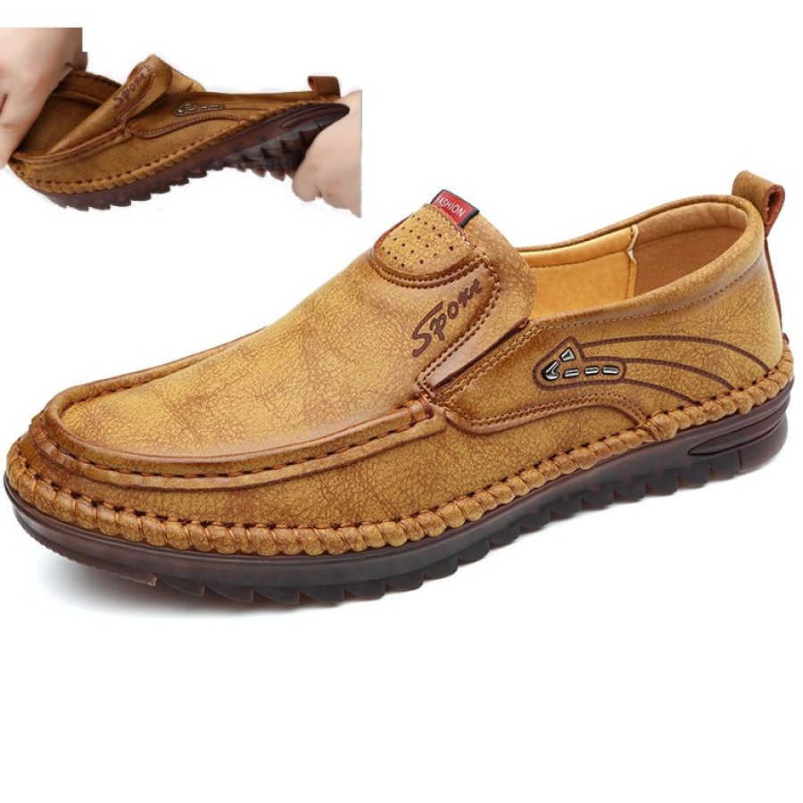 

Men's Soft Breathable Leather Casual Shoes