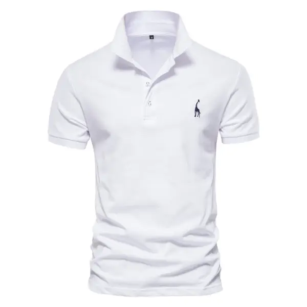 Men's Golf Turndown Collar Short Sleeved Polo Shirt - Wayrates.com 