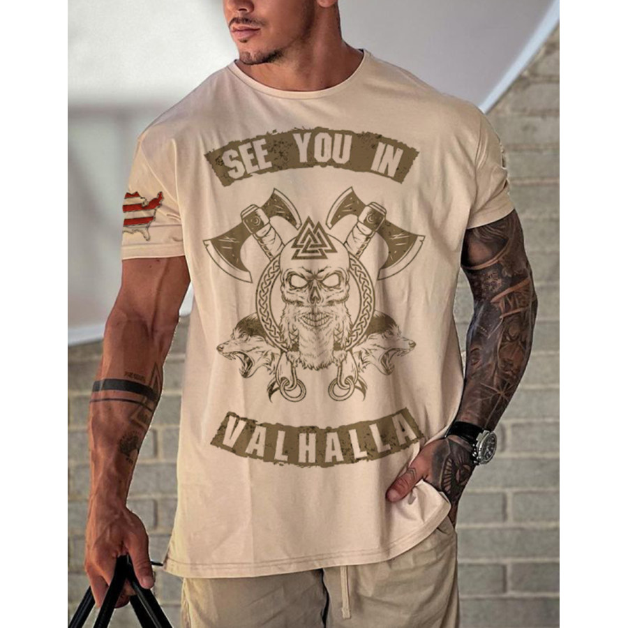 

Men's Valhalla Print T-Shirt