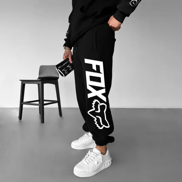 Men's Racing Graphic Print Sweatpants - Nicheten.com 