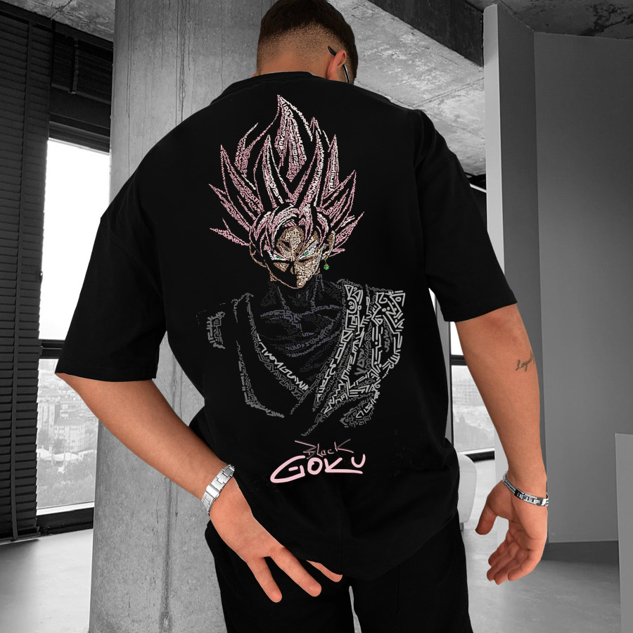 

Unisex Casual Anime Print T-shirt Dragon Ball T-shirt
