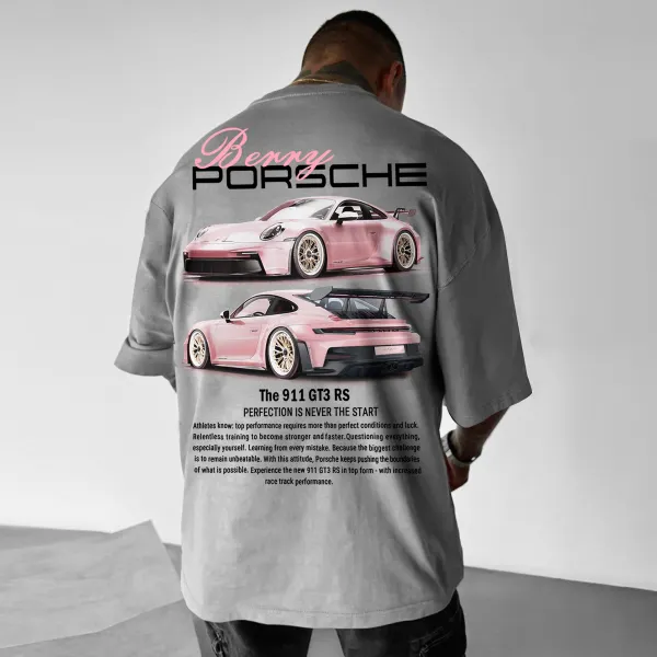 Oversize Sports Car 911 GT3RS T-shirt - Wayrates.com 