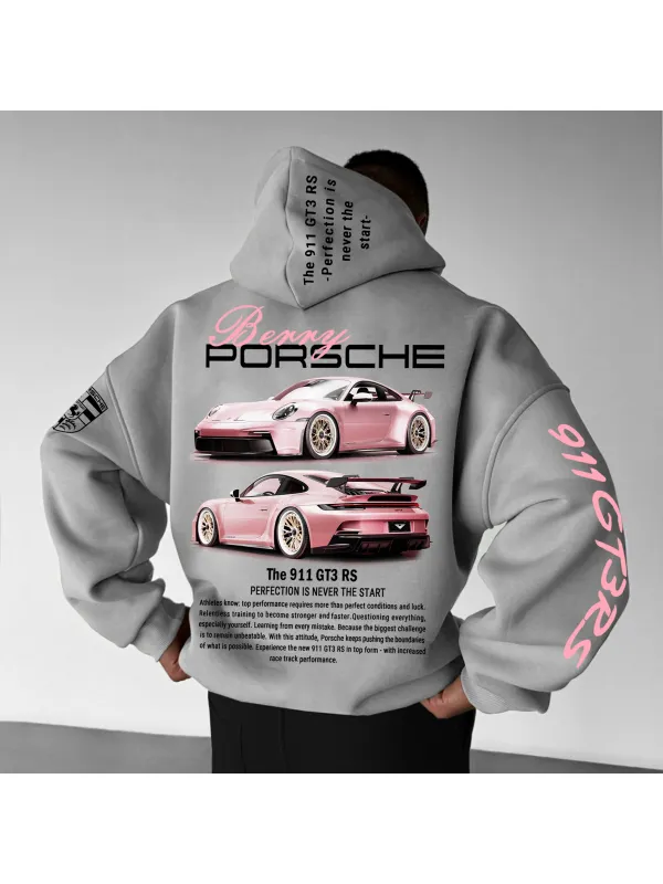 Oversize Sports Car 911 GT3RS Hoodie - Timetomy.com 