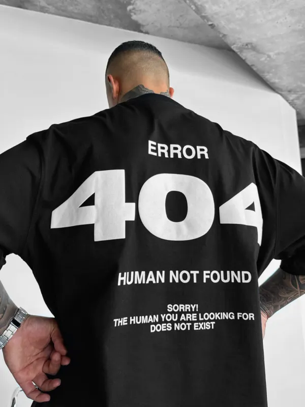 Unisex Casual 404 T-shirt - Sunshinenice.com 