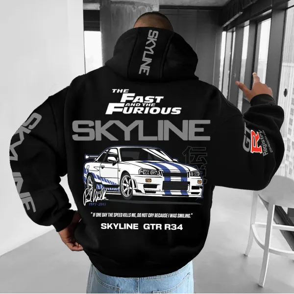 Unisex Fast And Furious TSkyline Sports Car Hoodie - Yiyistories.com 