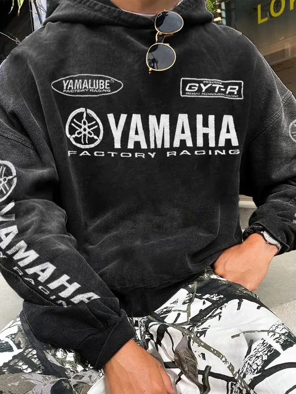 Vintage Yamaha Racing Hoodie - Pragmaace.com 