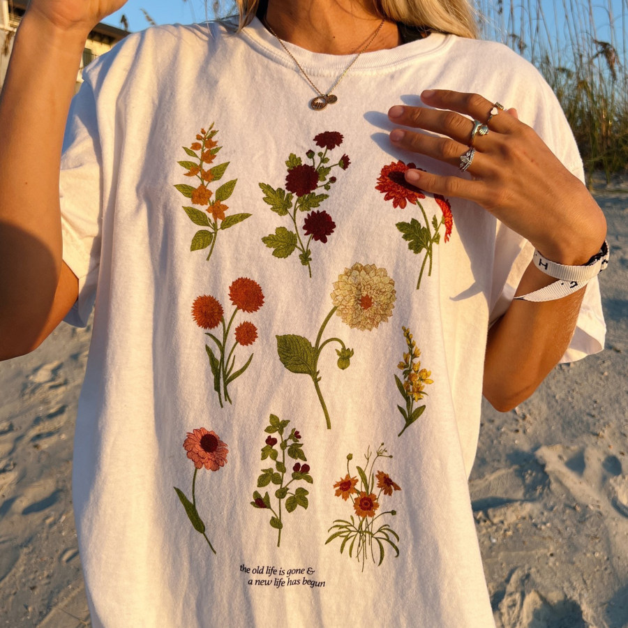 

Botanical Print Girls T-Shirt