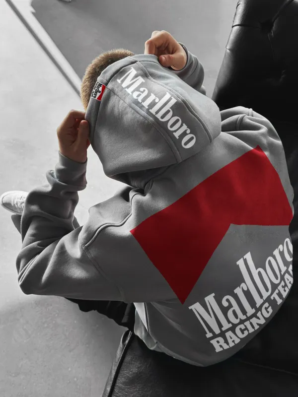 Oversized Hoodie Racing Graphic Print Hooded Sweatshirt - Pragmaace.com 