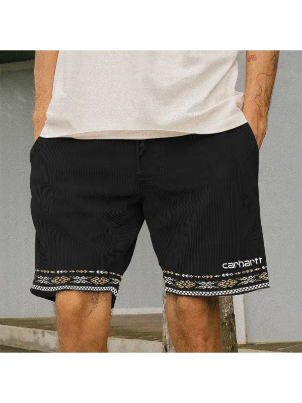 Casual Loose Printed Lace-up Shorts - Shopyiyistories.com 