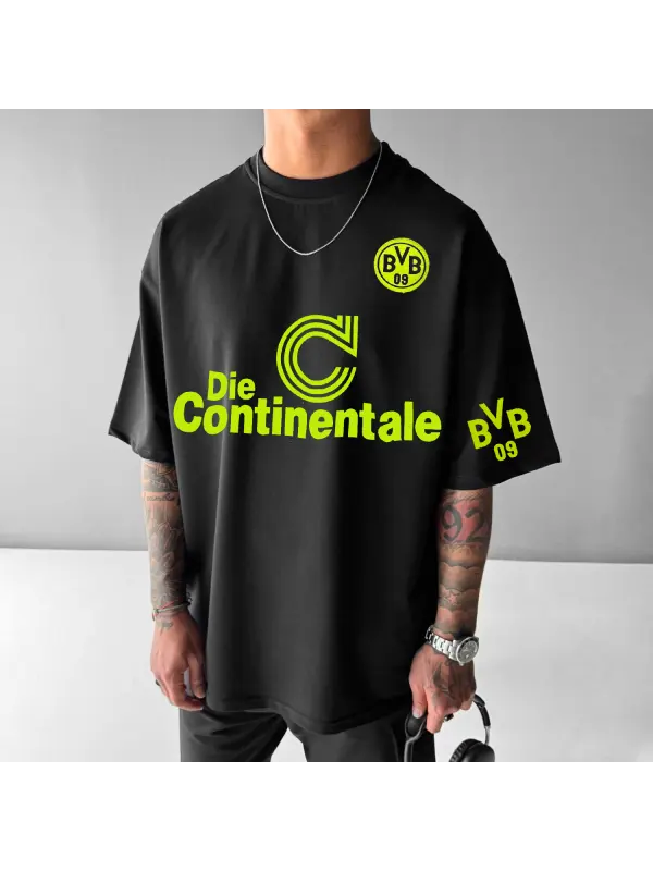 BVB Men's Oversized Tee - Timetomy.com 