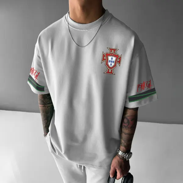 Portugal National Team Graphics Oversized Tee - Trisunshine.com 