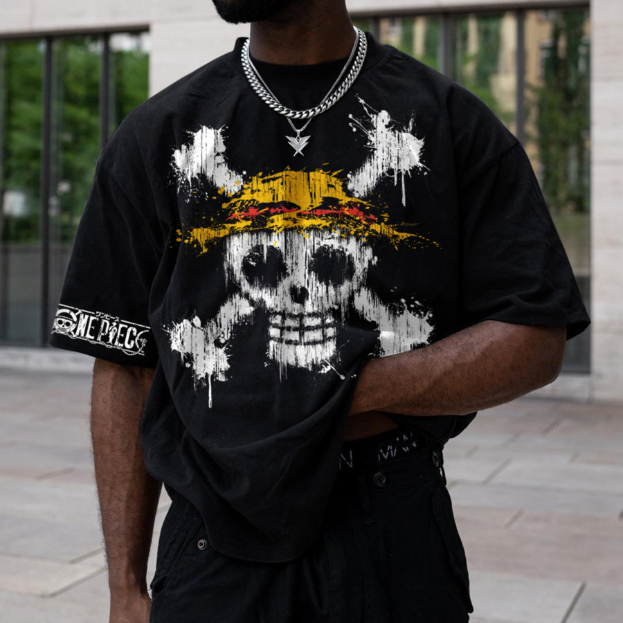 

Unisex Casual One Piece Printed T-shirt