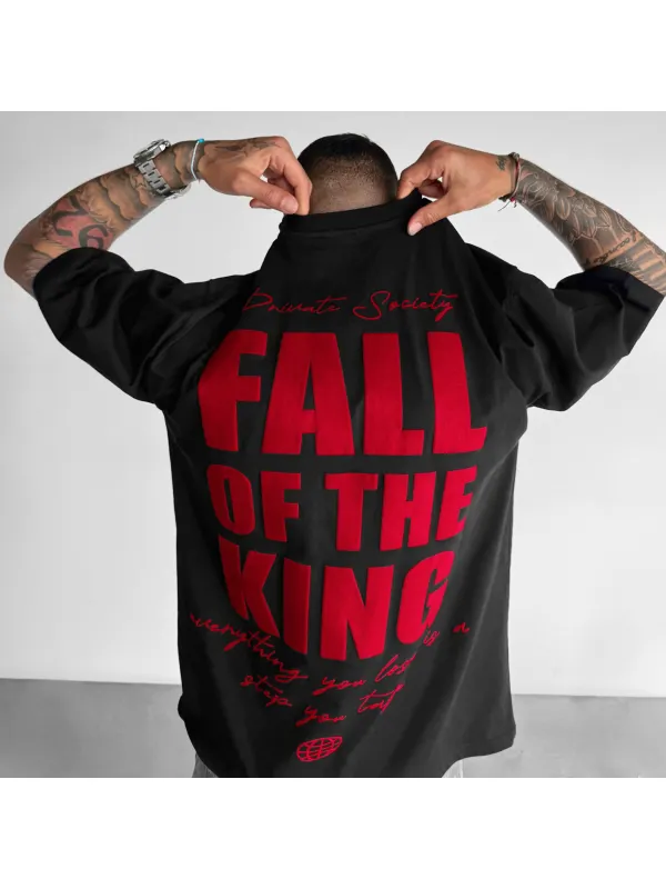 Unisex Casual Fall Of The King T-shirt - Ootdmw.com 