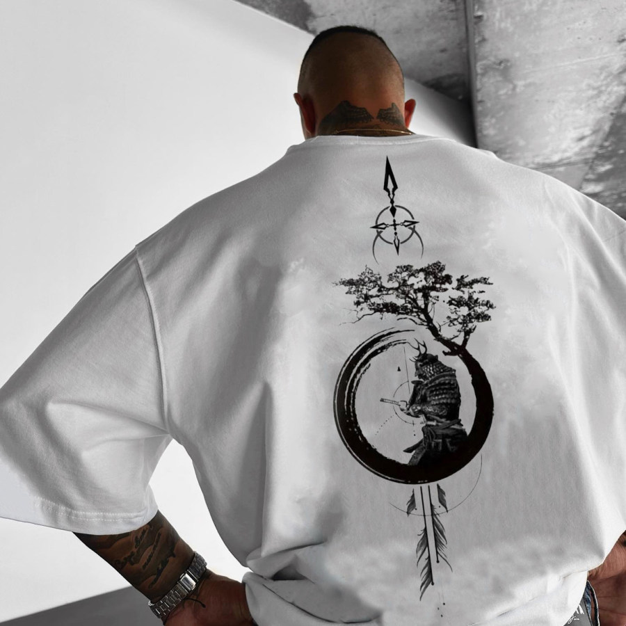 

Men's Samurai Printed T-shirt