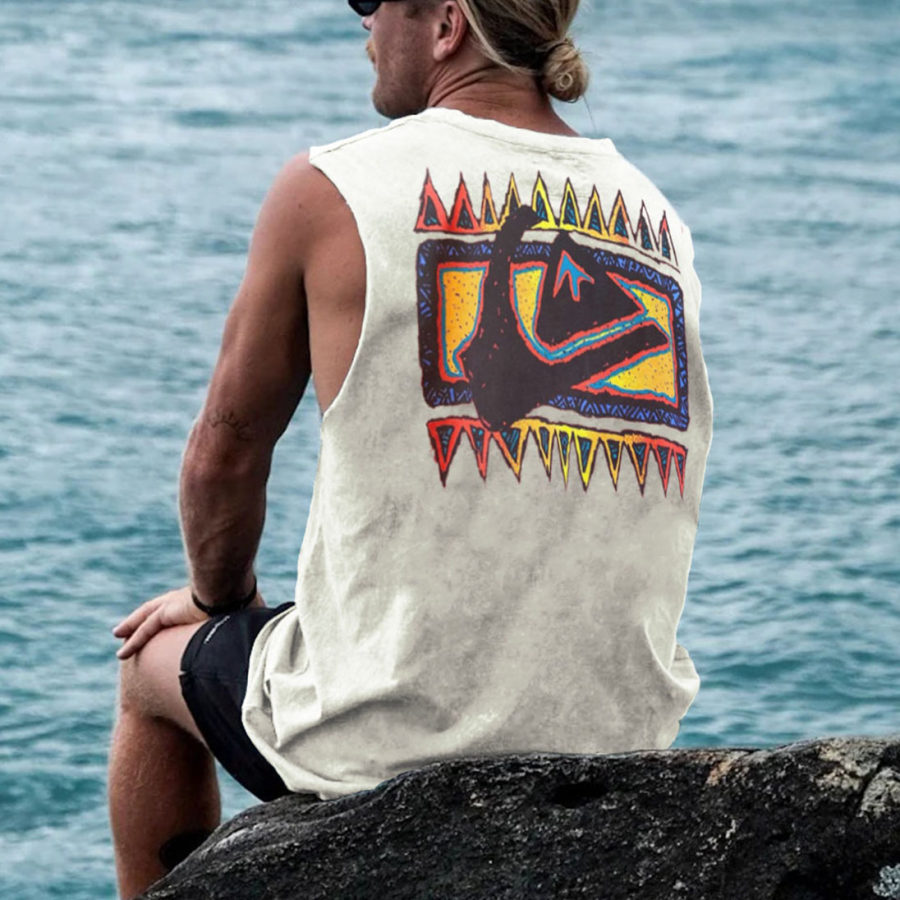 

Men's Vintage Quiksilver Surf Oversized Sleeveless Top
