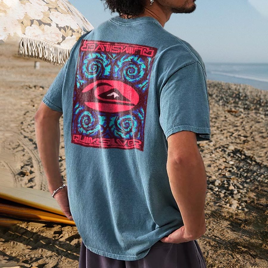 

Men's Vintage 90s Quiksilver Surf Short Sleeve T-Shirt