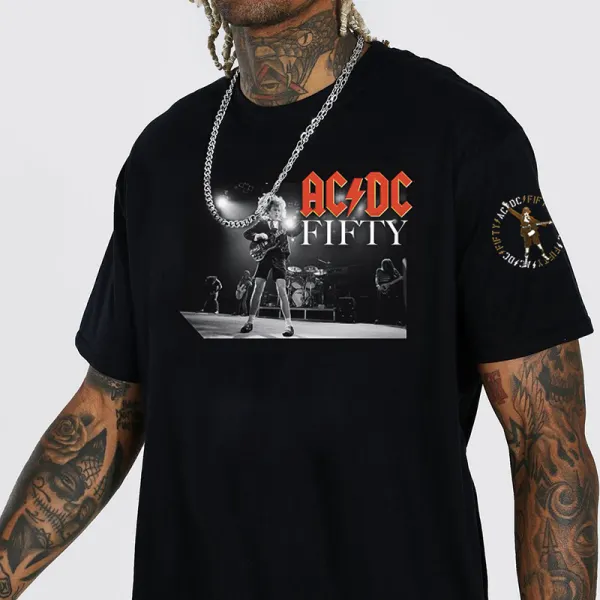 Acdc 50 Years Of Angus T-Shirt - Wayrates.com 