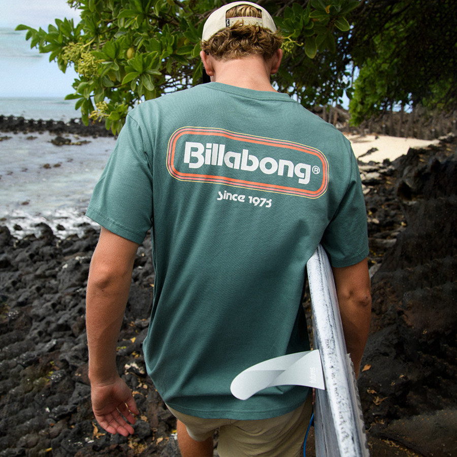 

SURF Billabong OG Dark Green Men's Summer T-shirt
