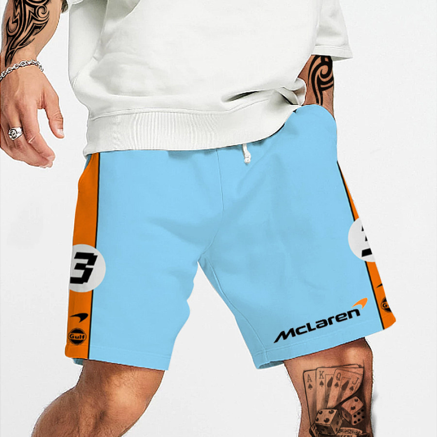 

Unisex Oversize McLaren F1 Casual Drawstring Shorts