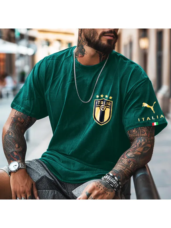 Unisex Retro Italian Country Logo T-shirt - Ootdmw.com 