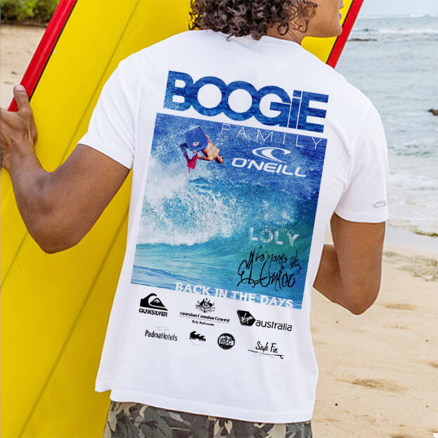 

Men's Surf Vacation Print T-shirt