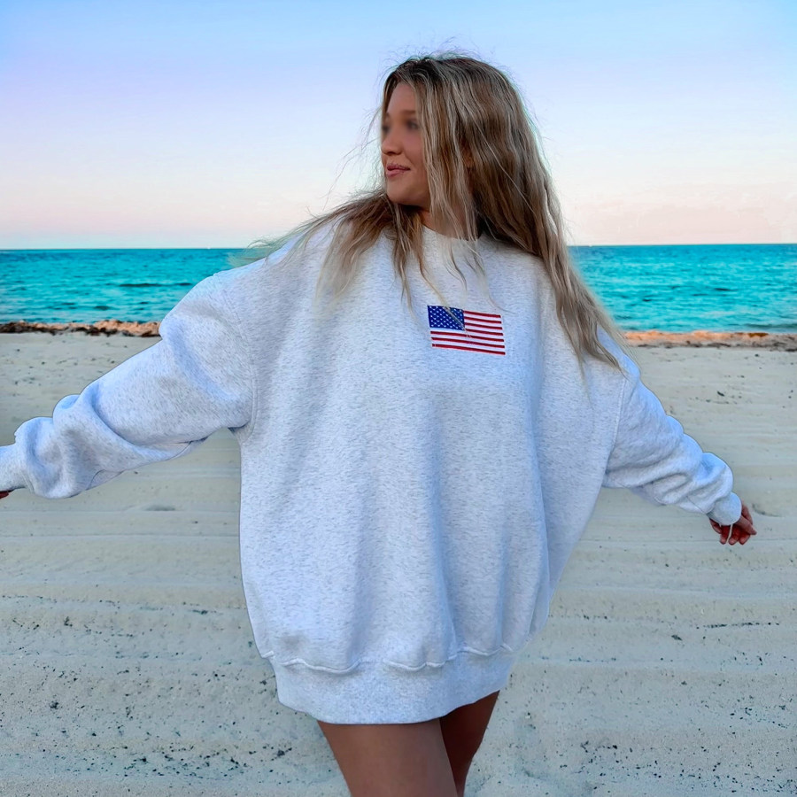 

VINTAGE AMERICAN FLAG SWEATSHIRT