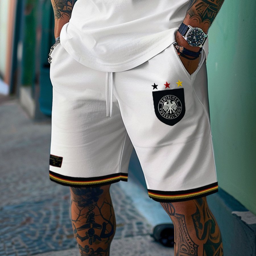 

Men's Football Race 2024 Germany Print Outdoor Shorts
