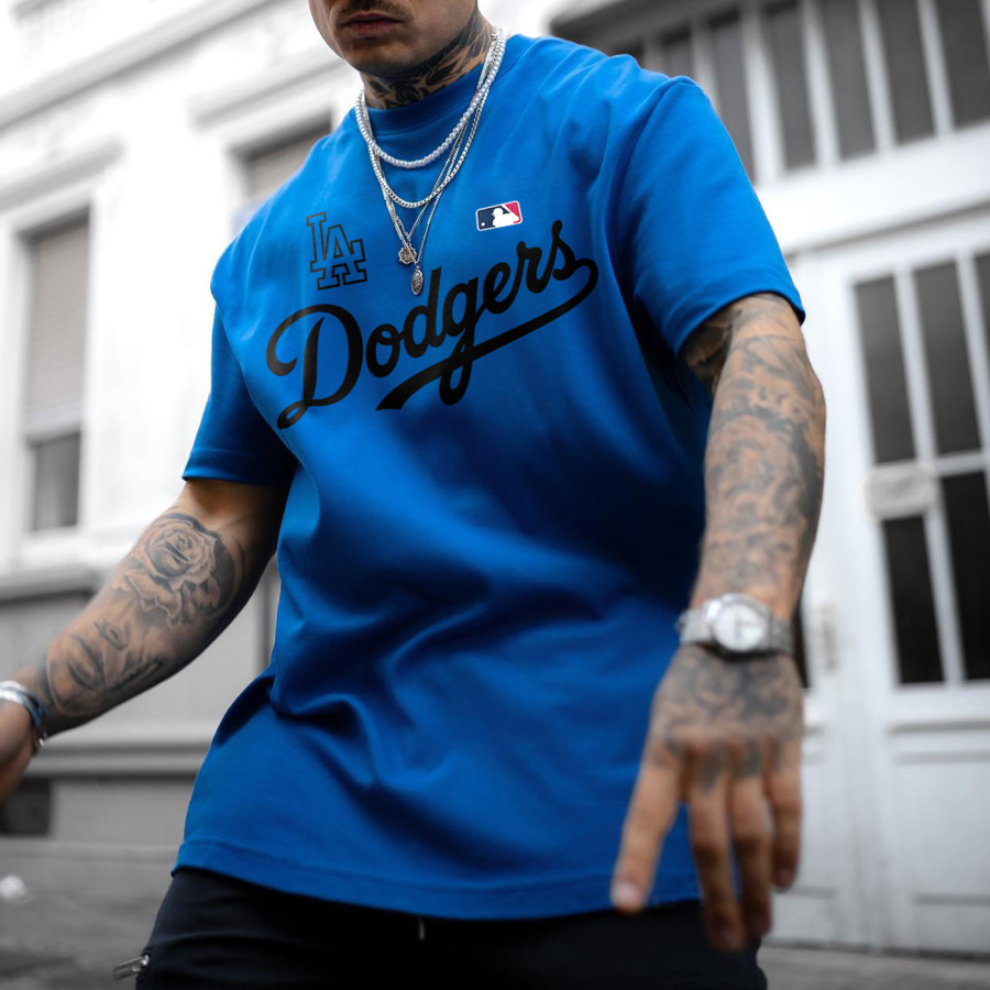 

Men's Baseball Team Print Casual T-Shirt