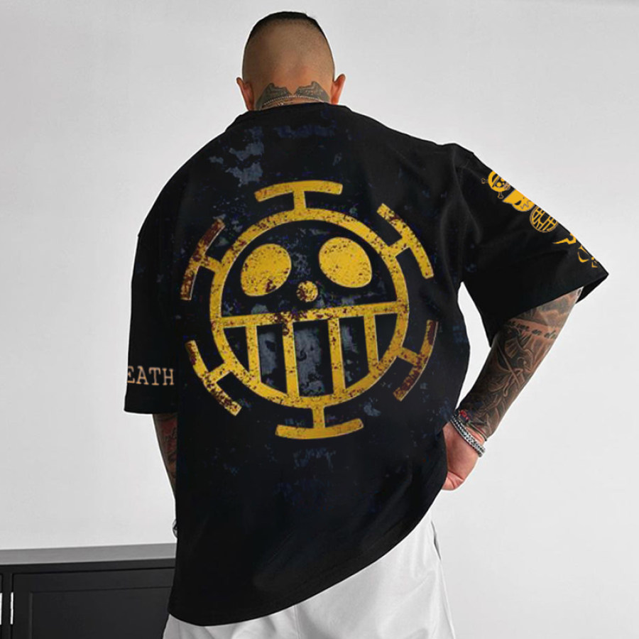 

Oversized ONE PIECE Printed Casual T-shirt