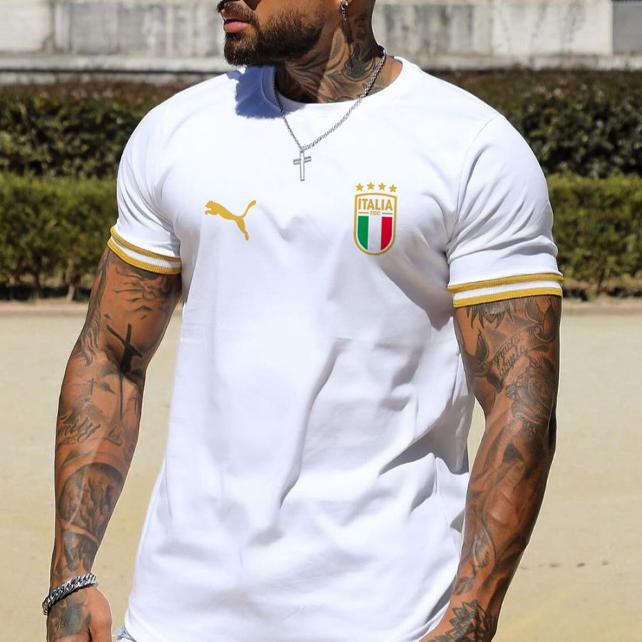 

Men's Casual Casual Clothes Of Italian T-shirt