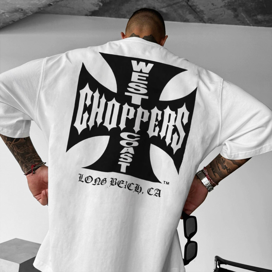 

Unisex West Coast Choppers Classic Printed Oversized T-Shirt