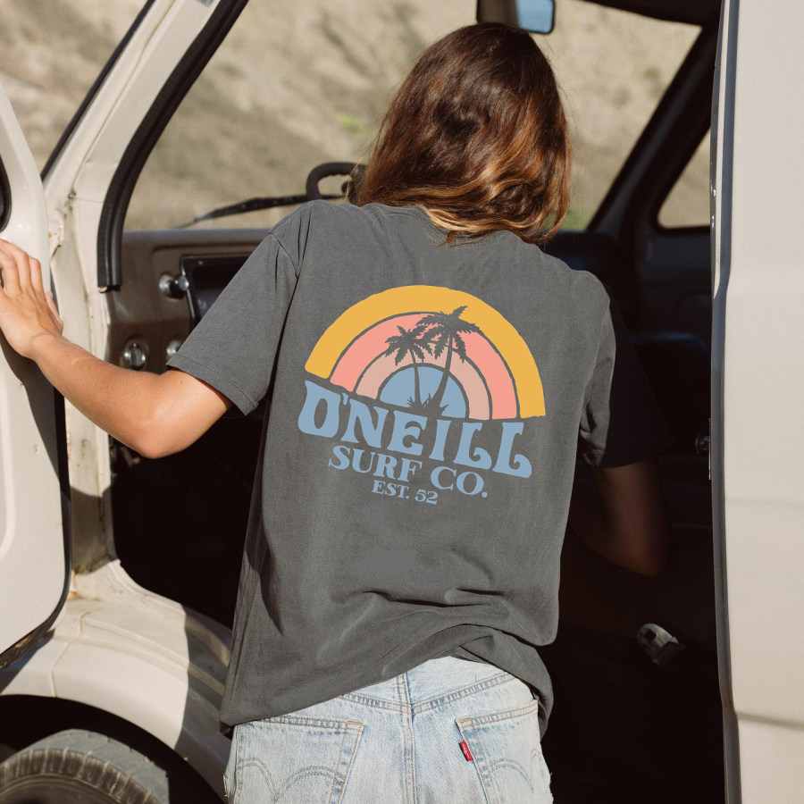 

Vintage Surf Print T-shirt