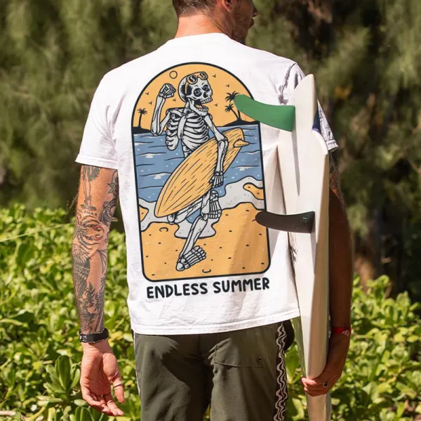 Summer Surf Retro Casual Tee - Wayrates.com 