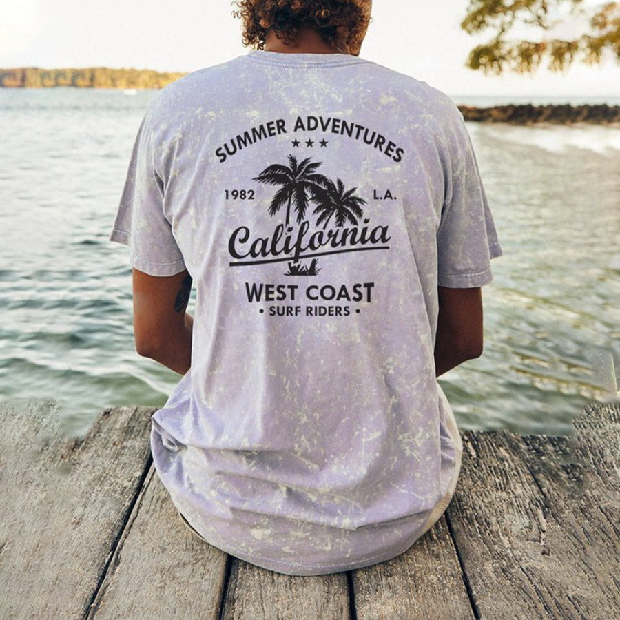 

Summer Surf Retro Casual Tee