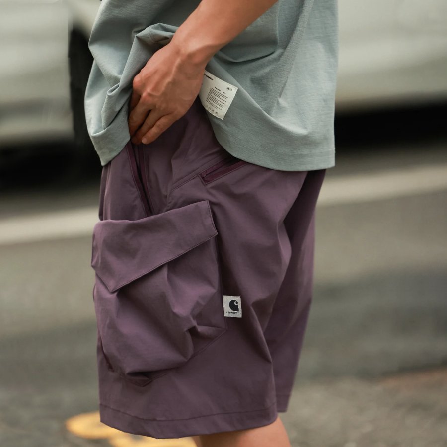 

Men's Vintage Surf Summer Daily Patchwork Cargo Shorts
