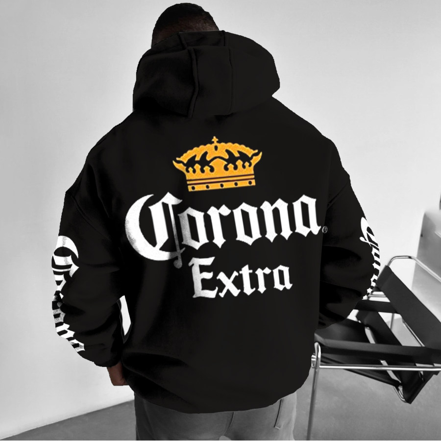

Unisex Oversized Crn Beer Hoodie