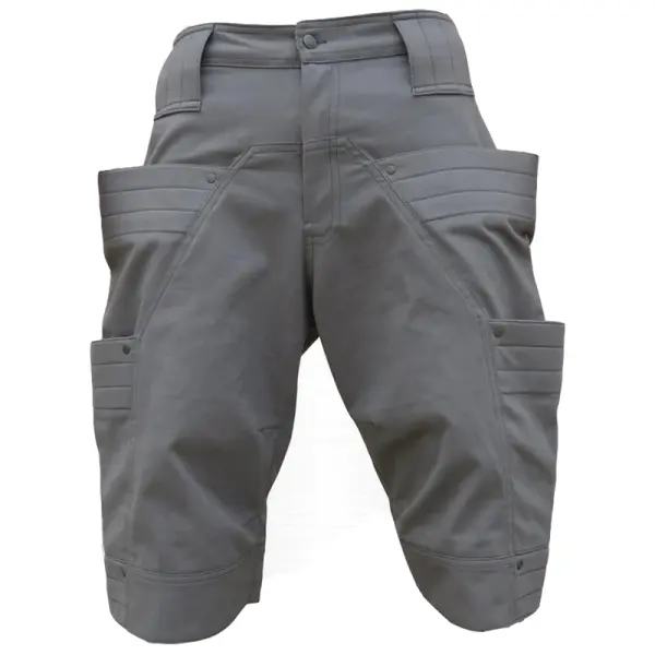 Men's Retro Multi-pocket Cropped Cargo Shorts Capri Pants - Wayrates.com 