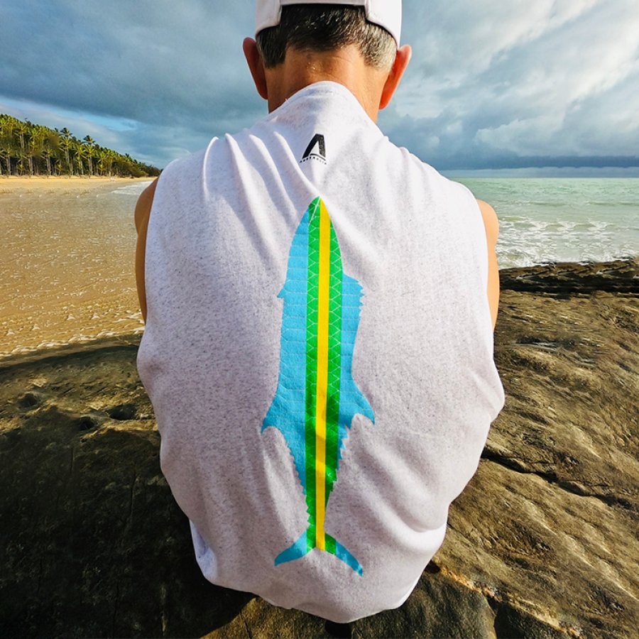 

Fun Graphic Surf Tank Top