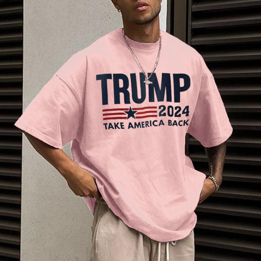 

Unisex Vintage American Presidential Printed Casual T-shirt