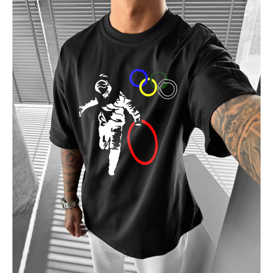 

Paris Olympics Printed Casual T-shirt Unisex