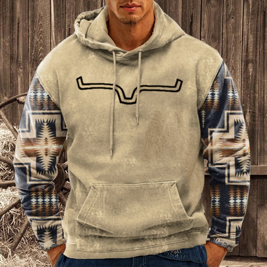 

Aztec Cowboy Men's Hoodie